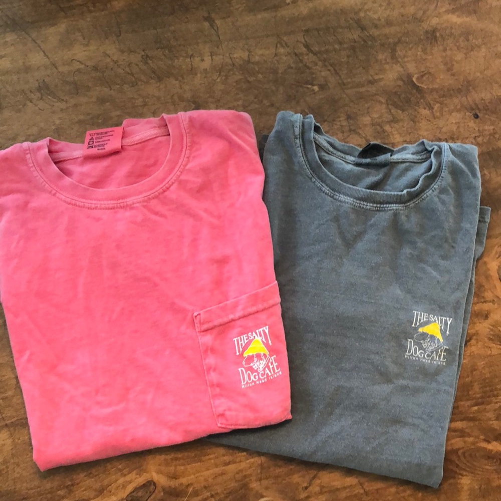 Lot of 2 Salty Dog T-shirts Small